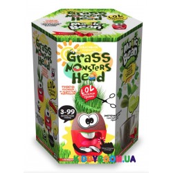 Набор для творчества Danko Toys GRASS MONSTERS HEAD (рус. язык) GMH-01